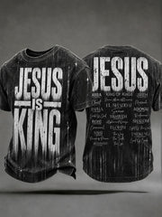 Men's Jesus Is King Short Sleeves T-shirt
