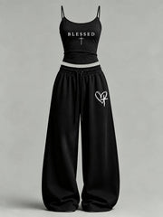 Women's Blessed Printed Casual Set