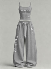 Women's Yeshua Printed Casual Set