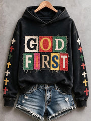 Women's God First Hoodie