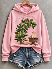 Women's A Thrill Of Hope The Weary World Rejoices Hoodie gracestitchs