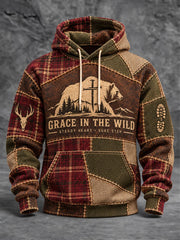 Men's Faith Oversized Drop-Shoulder Hoodie with Pockets