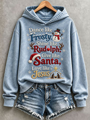 Women's Funny Christian Christmas Hoodie