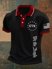 Men's We The People 1776 Independence Day Casual Polo