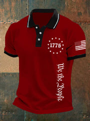 Men's We The People 1776 Independence Day Casual Polo