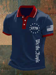 Men's We The People 1776 Independence Day Casual Polo