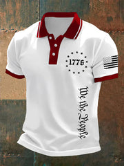 Men's We The People 1776 Independence Day Casual Polo