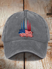 Unisex Independence Day American Flag Jet Planes Print Hat