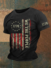 Men's Independence Day We The People 1776 Short Sleeve T-Shirt
