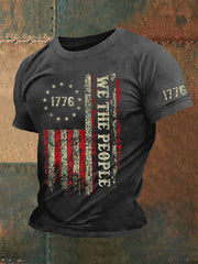 Men's Independence Day We The People 1776 Short Sleeve T-Shirt