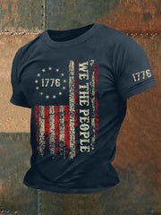 Men's Independence Day We The People 1776 Short Sleeve T-Shirt