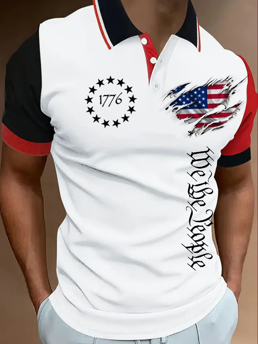 Men's Independence Day We The People 1776 Short Sleeve T-Shirt