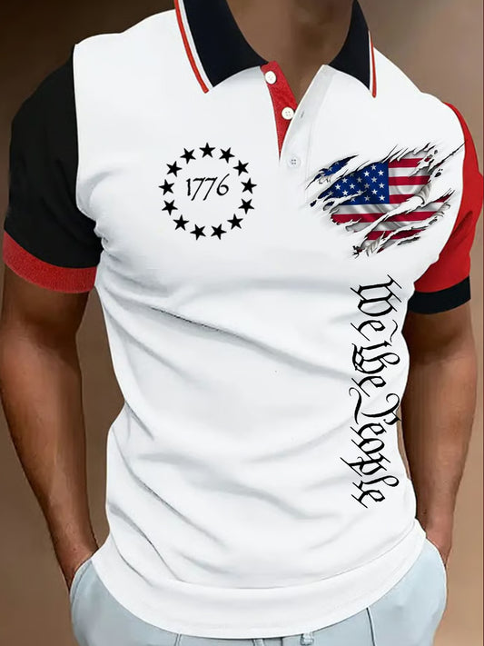 Men's Independence Day We The People 1776 Short Sleeve T-Shirt