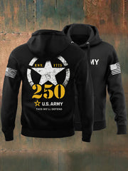 Men's Vintage U.S. Army 250th Anniversary Hoodie