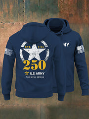 Men's Vintage U.S. Army 250th Anniversary Hoodie
