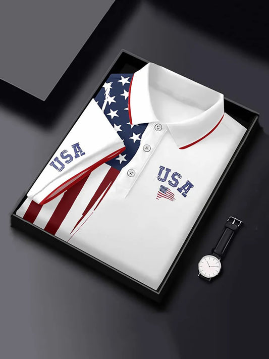 Men's USA short sleeve Shirt