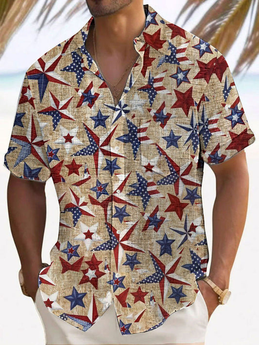 Men's Independence Day Printed Shirt