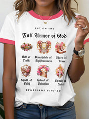 Women's Faith Put on The Full Armor of God T-Shirt