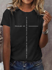 Women's He Leads Me To Calm Waters Short Sleeve T-Shirt