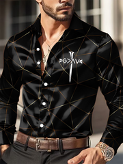 Men's Faith Cross Printed Casual Shirt