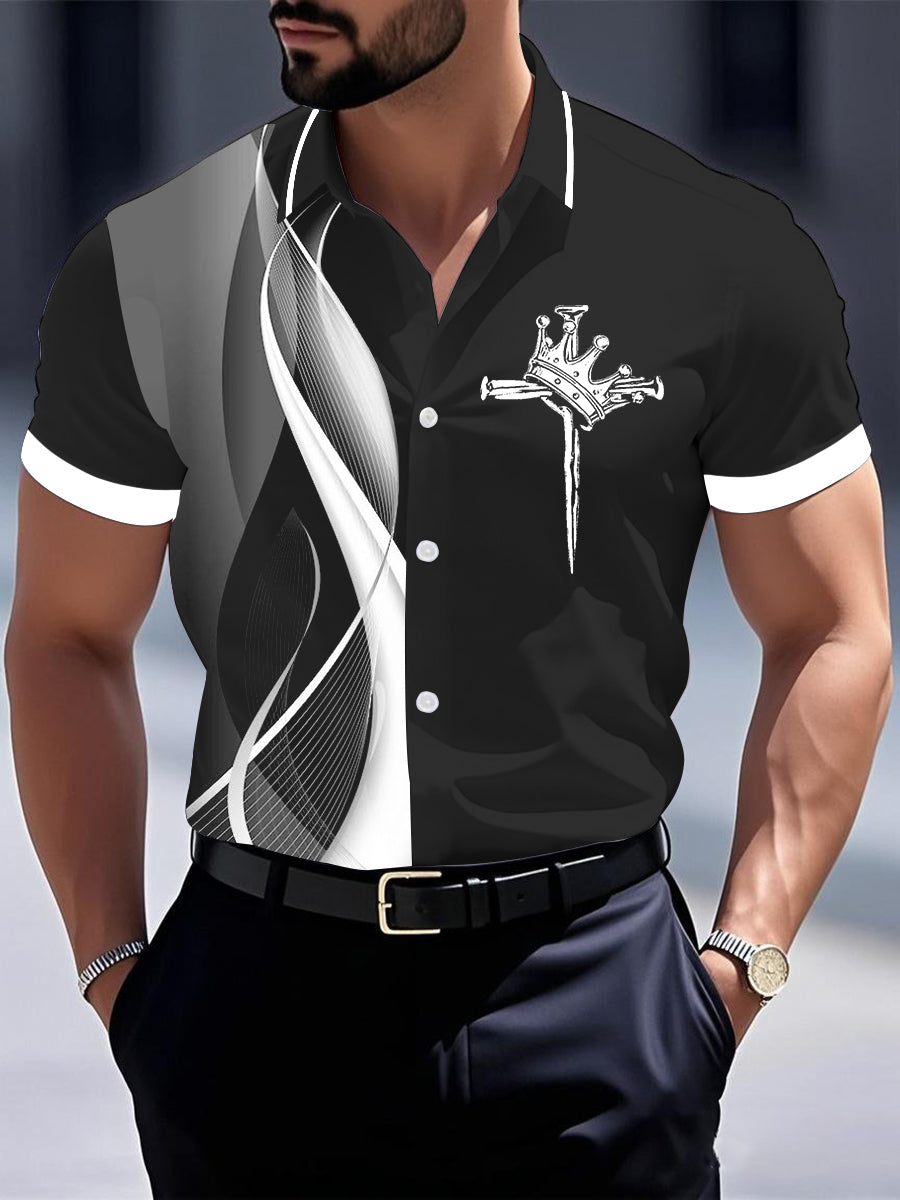 Men's Faith Cross Short Sleeve Shirt