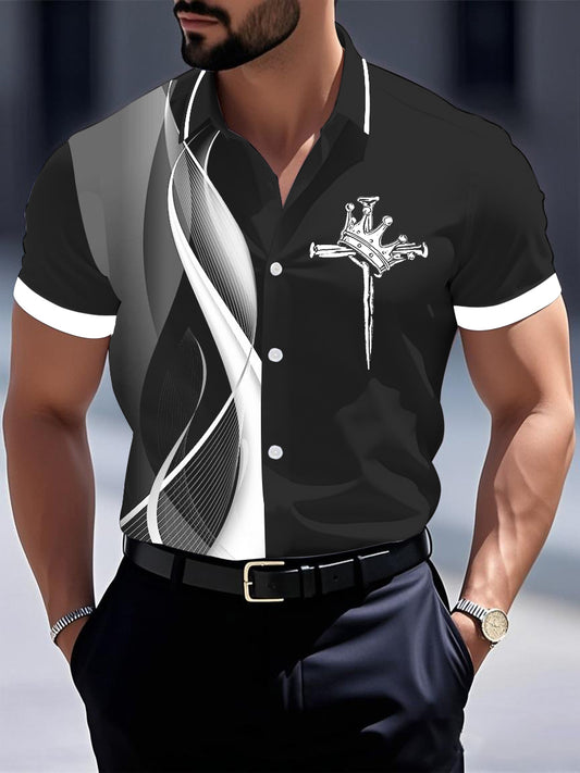 Men's Faith Cross Short Sleeve Shirt