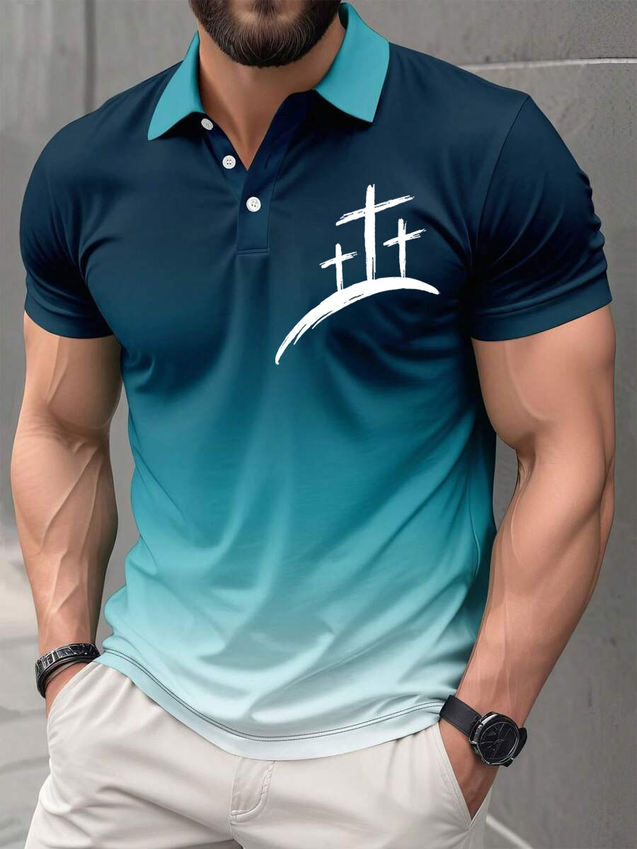 Men's Faith Cross Casual Top