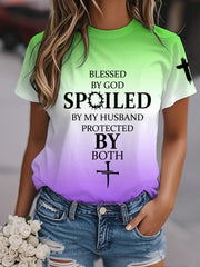 Women's short-sleeved T-shirt