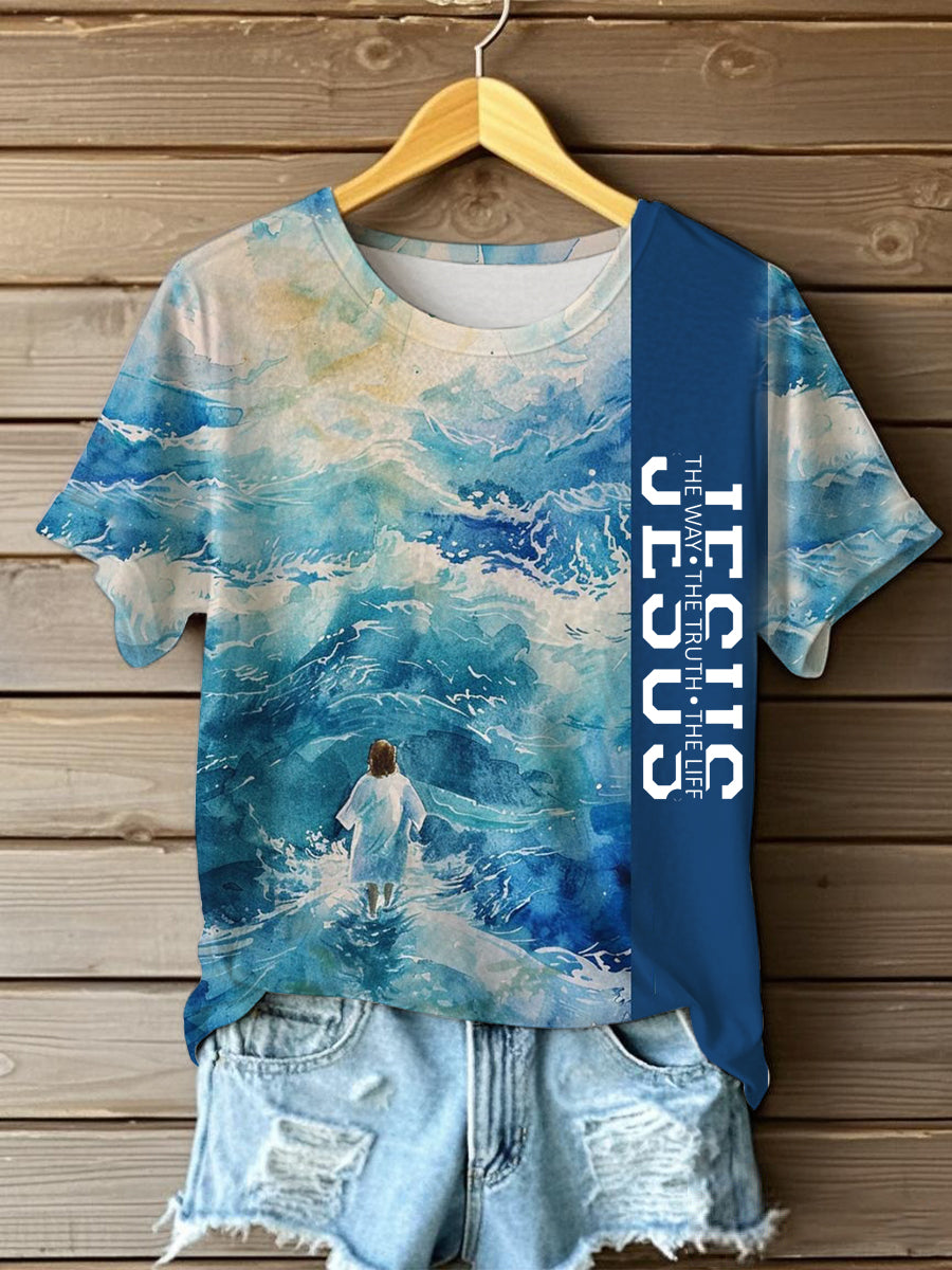 Women's Jesus The Way The Truth The Life Short-sleeved T-shirt