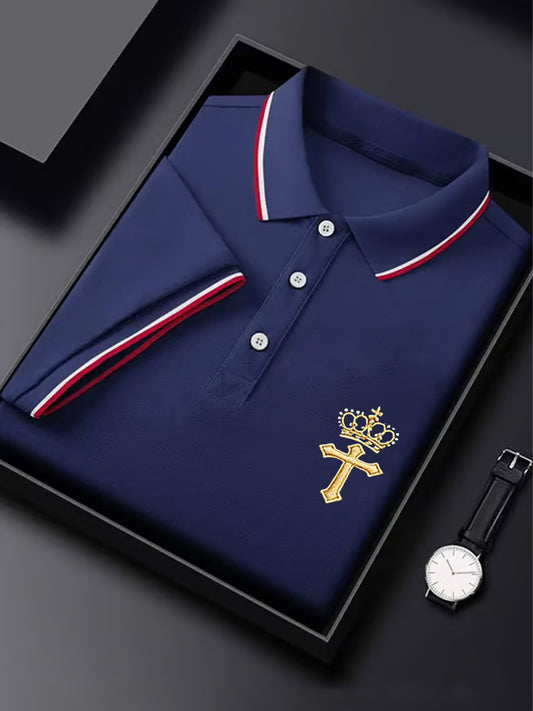 Men's  Faith Cross Casual Short Sleeve Tee