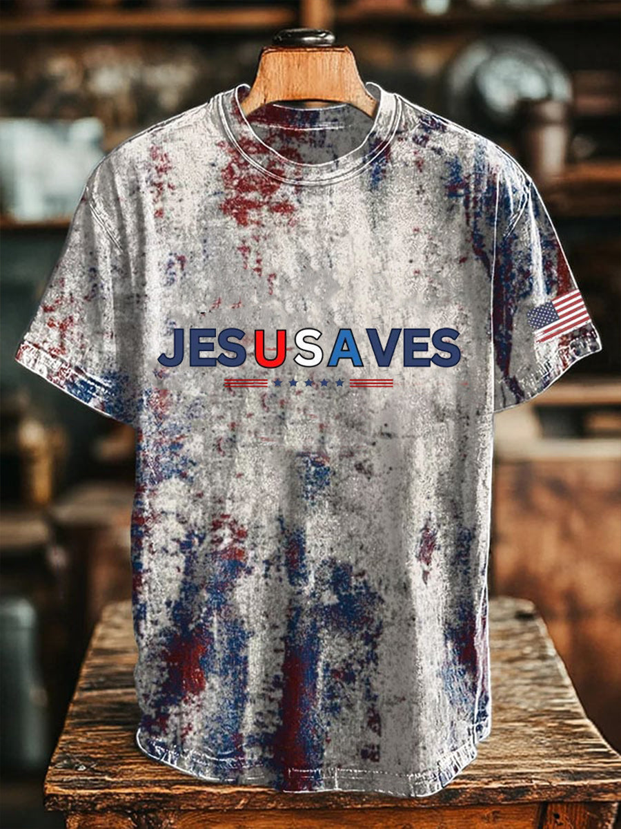Men's Jesusaves Short Sleeves T-shirt