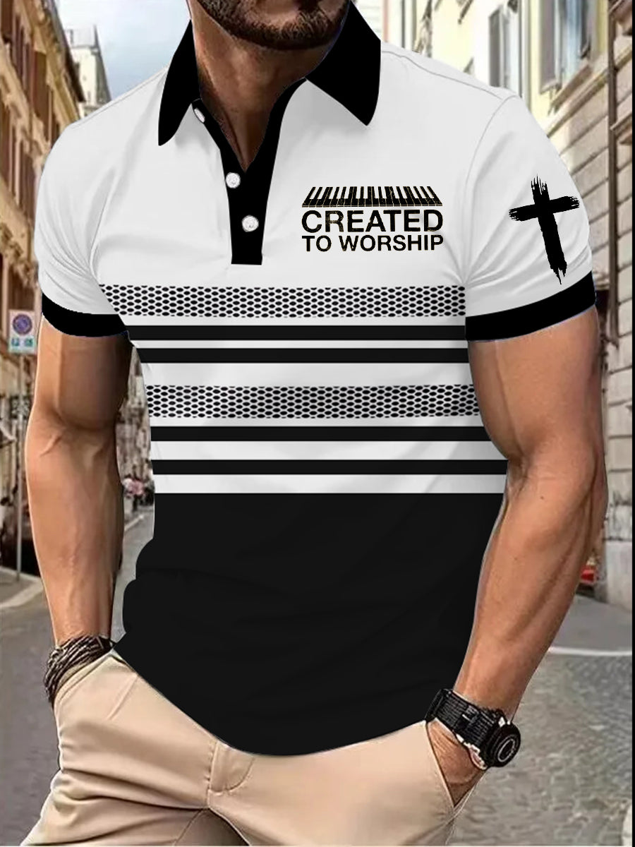 Men's Created To Worship Short Sleeve Shirt