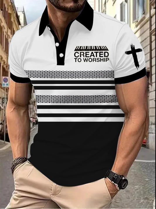 Men's Created To Worship Short Sleeve Shirt
