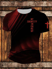 Men's My Identity In Christ Short Sleeves T-shirt