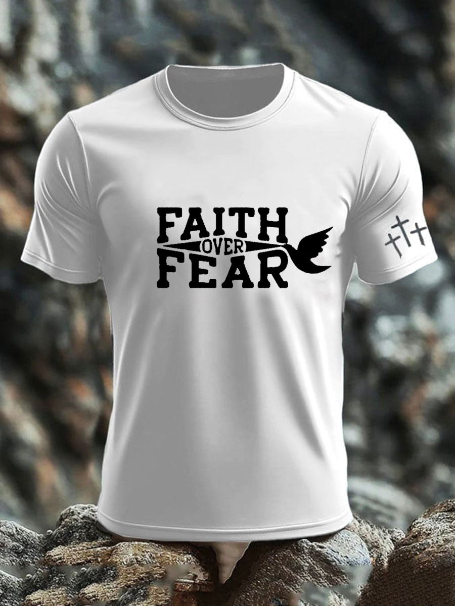 Men's Faith Over Fear Short-sleeved T-shirt