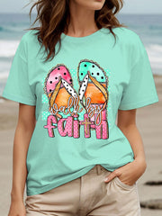 Women's Walk By Faith Printed Casual T-Shirt