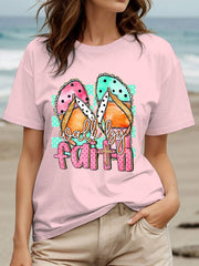 Women's Walk By Faith Printed Casual T-Shirt