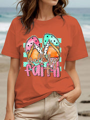 Women's Walk By Faith Printed Casual T-Shirt