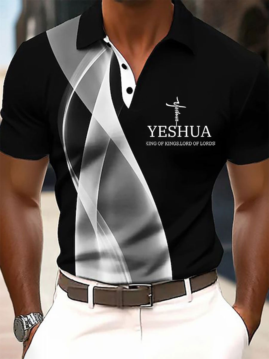 Men's Yeshua Printed Casual Top