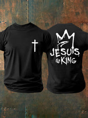 Men's Jesus Is King Casual Tee