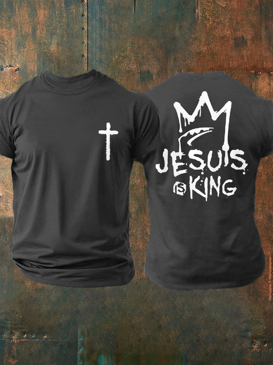 Men's Jesus Is King Casual Tee