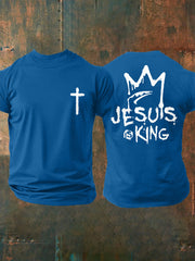 Men's Jesus Is King Casual Tee