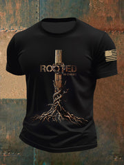 Men's Rooted Cross Short Sleeves T-shirt