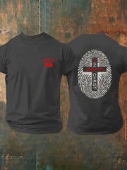 Men's Identity in Christ Printed Casual T-Shirt