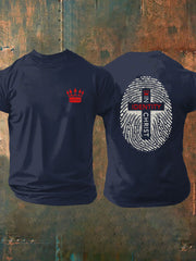 Men's Identity in Christ Printed Casual T-Shirt