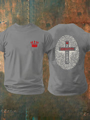 Men's Identity in Christ Printed Casual T-Shirt