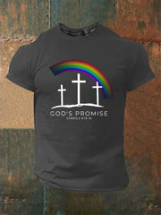 Men's God's Promise Printed Casual T-Shirt