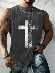 Men's I'm Not That Perfect Christian I'm The One Who Knows I Need Jesus Vest