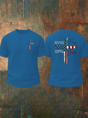 Men's Stand For The Flag Short Sleeves T-shirt