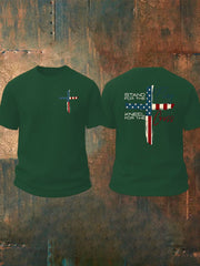 Men's Stand For The Flag Short Sleeves T-shirt